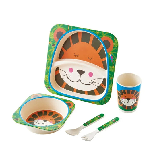 Bamboo Fiber Children's Tableware Set