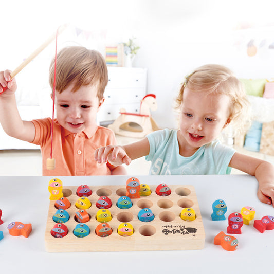 Wooden Magnetic Fishing Game – Montessori-Inspired Educational Toy