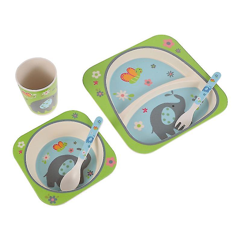 Bamboo Fiber Children's Tableware Set