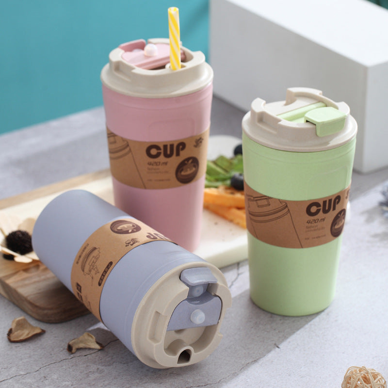 Bamboo fiber coffee cup