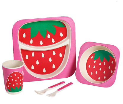 Bamboo Fiber Children's Tableware Set